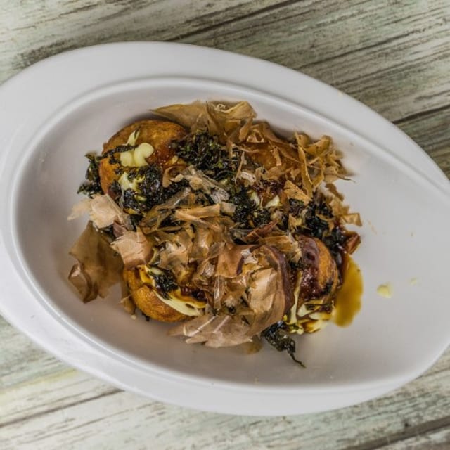 Takoyaki.